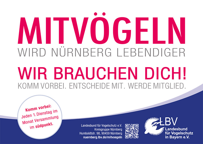 Mit Vögeln wird Nürnberg lebendiger Kampagne -Kampagne
